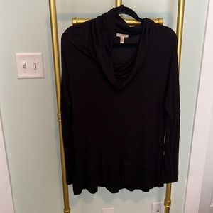 Anthropologie black cowl neck tunic